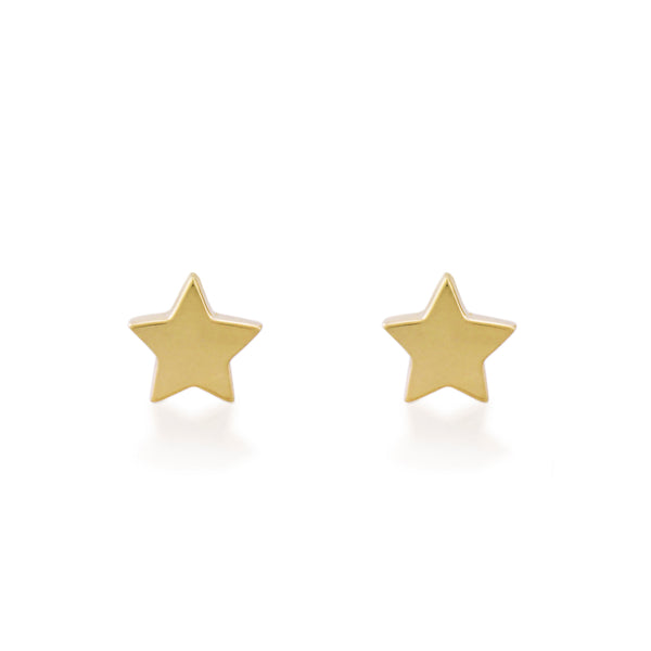 WISH STUDS - YELLOW GOLD VERMEIL