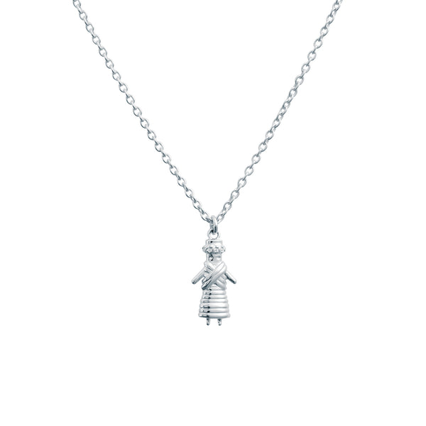 WORRY DOLL NECKLACE - BO + BALA - CHILDRENS SILVER JEWELLERY NZ