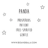 PANDA STUDS - BO + BALA - EARRINGS FOR KIDS NZ